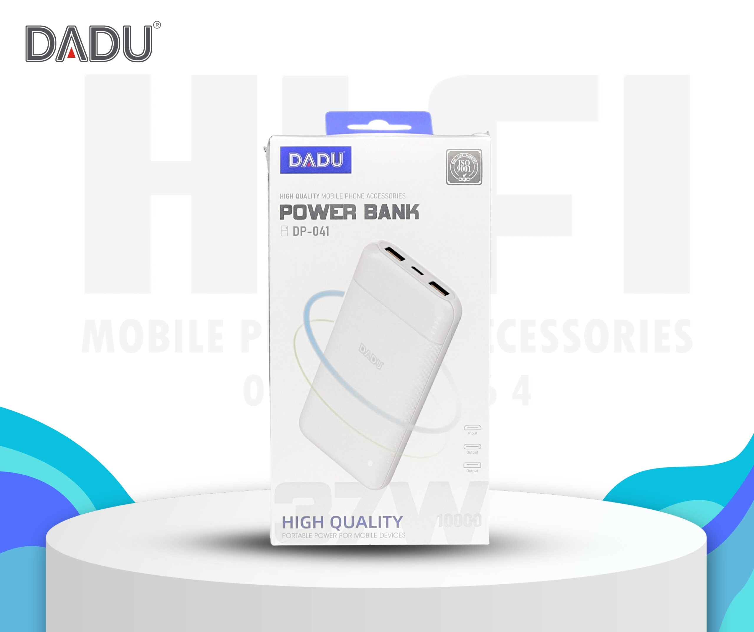 DADU DP-069 POWERBANK 10.000MAH 2USB-A 1 USB-C