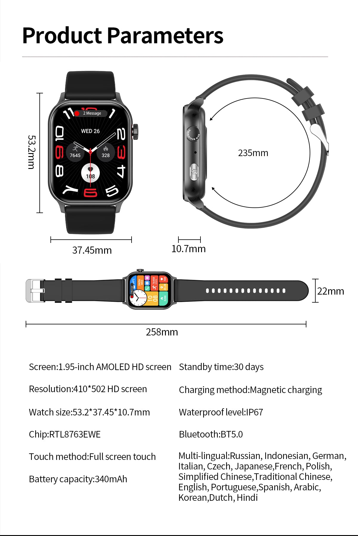 VALDUS VS 40 PRO SMART WATCH - Image 3