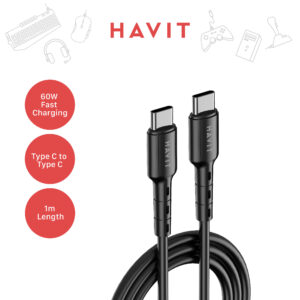 HAVIT CABLE C TO C 60W 1.2M