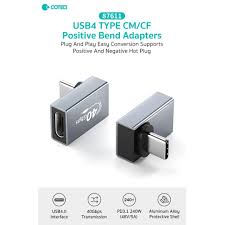 COTECi USB4 TYPE CM/CF Positive Bend Adapters