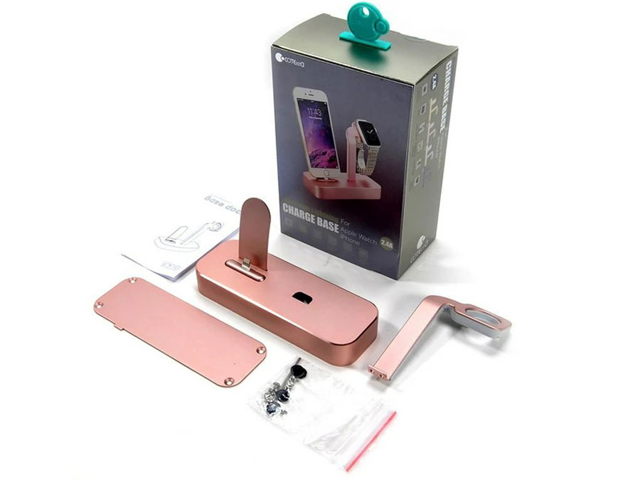 COTECI BASE5 2IN1 IPHONE APPLE WATCH STAND CS2095 - Image 2
