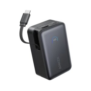 ANKER POWERBANK 10.000MAH 45W MINI WITH TYPE-C CABLE ATTACHED A1638