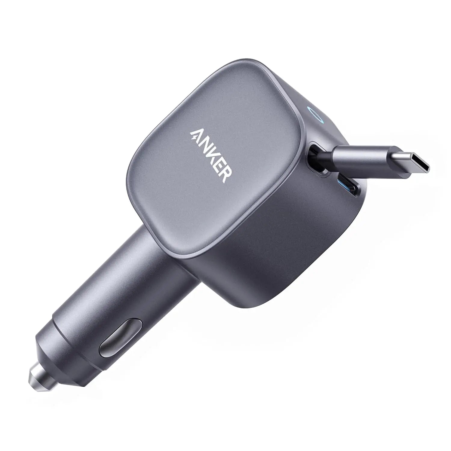 ANKER CAR CHARGER 75W USB-C ATACHED CABLE A2738