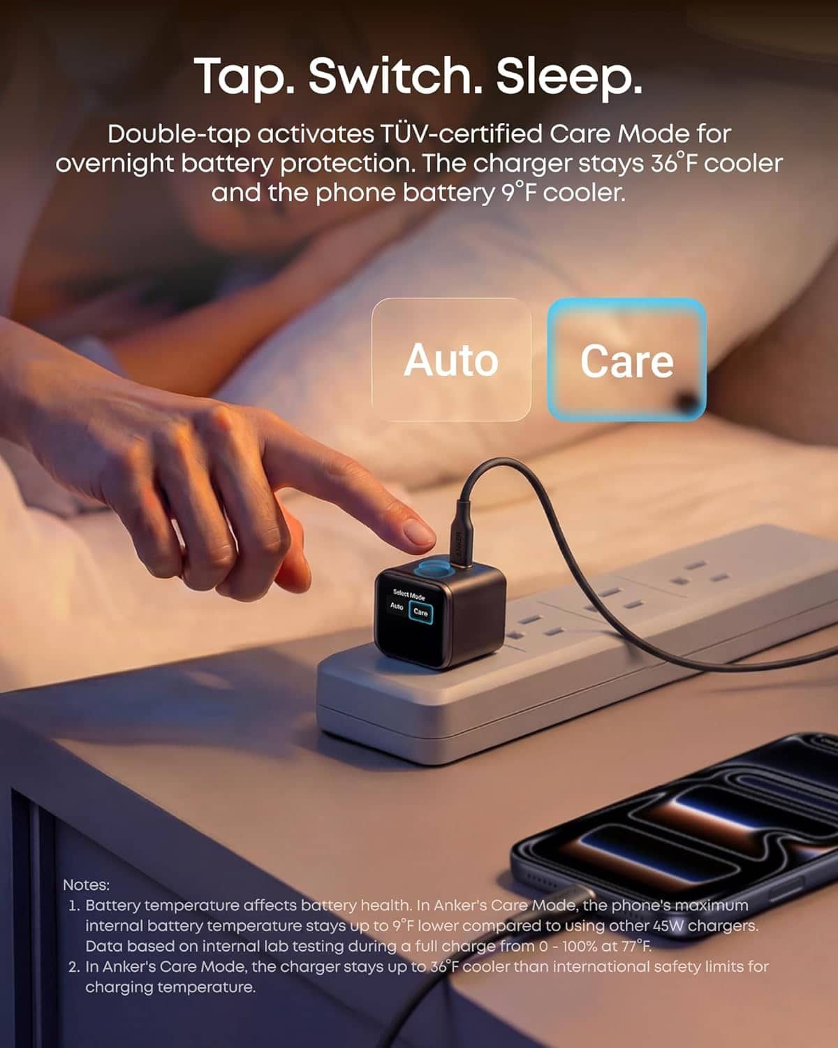 ANKER A121D AI ADAPTER 45W WITH LED SCREEN TYPE-C SINGLE - Image 3