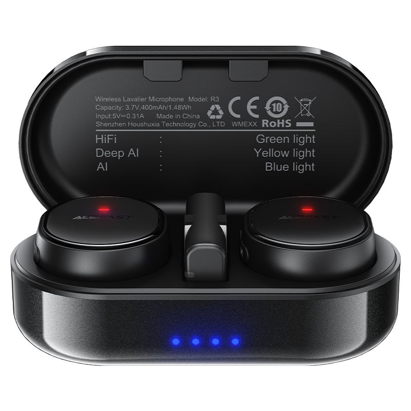 ACEFAST R3 WIRELESS LAVALIER MIC TYPE-C FOR IOS ,ANDROID ,CAMERAS