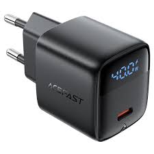 ACEFAST A135 PD40W GAN CHARGER USB-C WITH DIGITAL DISPLAY