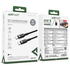 ACEFAST C22-03 C TO C CABLE 60W ALUMINIUM ALLOY CHARGING DATA CABLE - Image 2