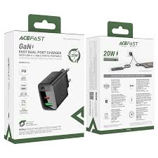 ACEFAST A78 PD20W GAN USB-A/USB-C CHARGER EU - Image 2