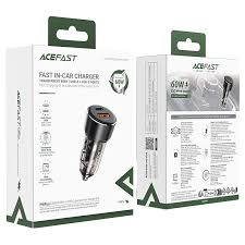ACEFAST B12 CAR CHARGER 60W USB-A/USB-C DUAL PORT - Image 2